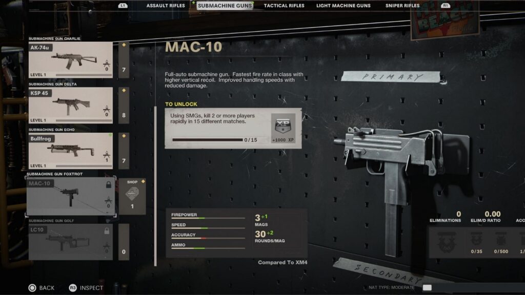 Cómo desbloquear el MAC 10 SMG en Black Ops Cold War Season 2