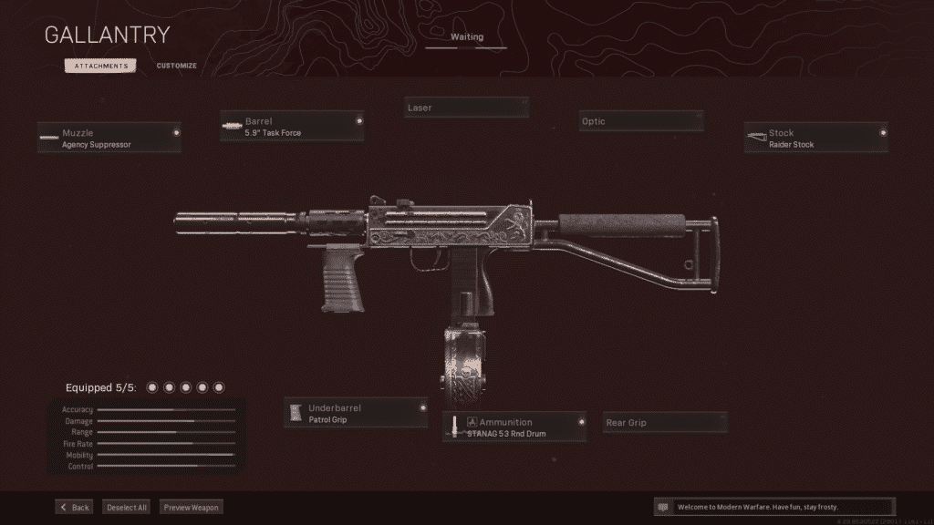 equipamiento warzone mac-10