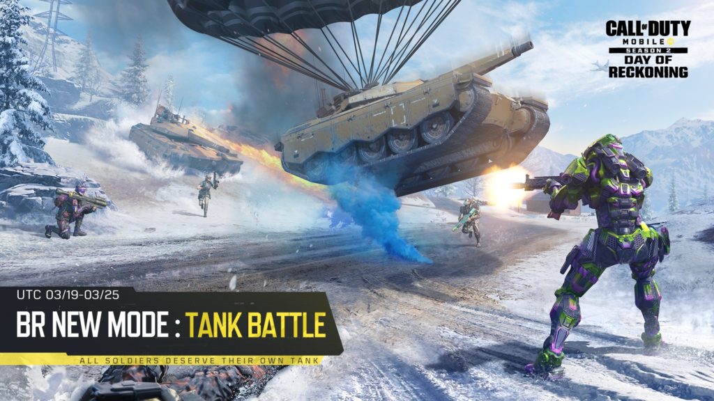 Modo de batalla de tanques en CoD Mobile
