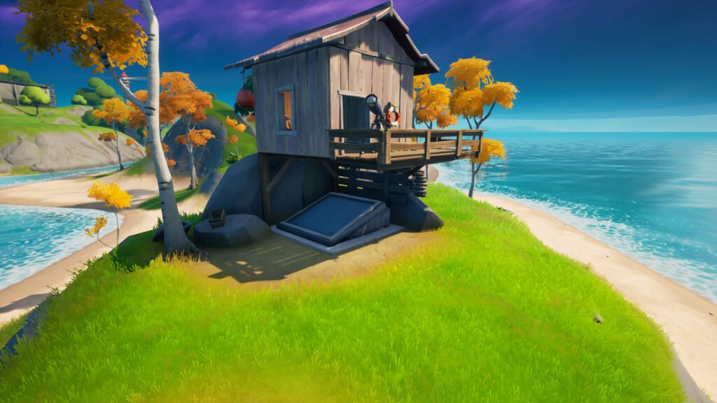 Ubicación del búnker oculto de Fortnite Shack Shack 