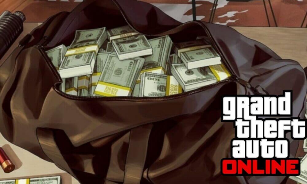 gta online cash bag money