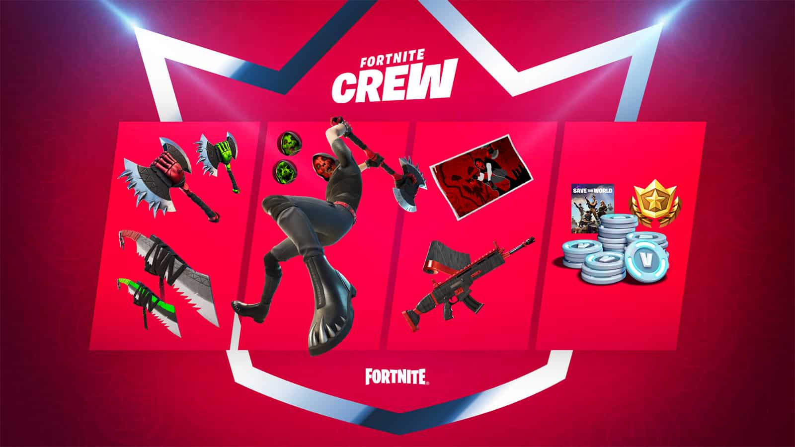 Recompensas de Fortnite Crew Deimos de mayo de 2021