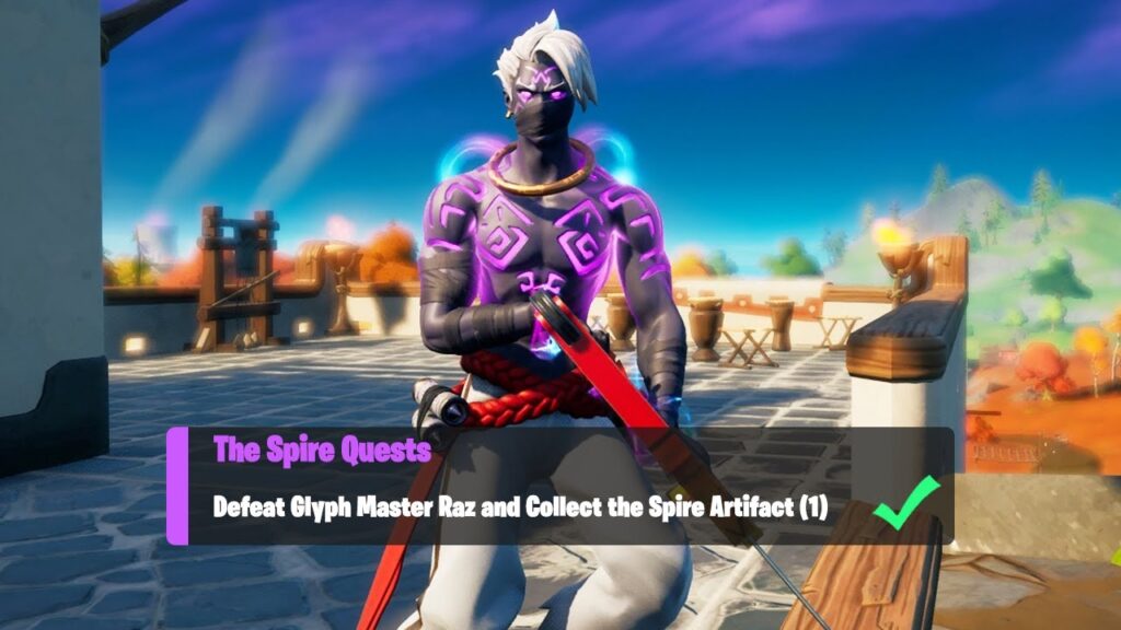 Desafío Glyph Master Raz Spire en Fortnite 