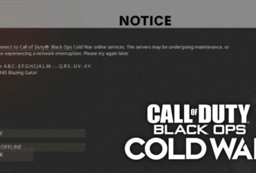 cod cold war error code