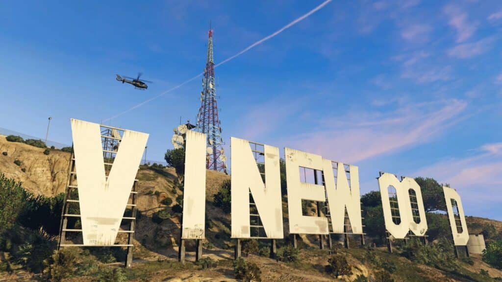 signo de vinewood en gta v