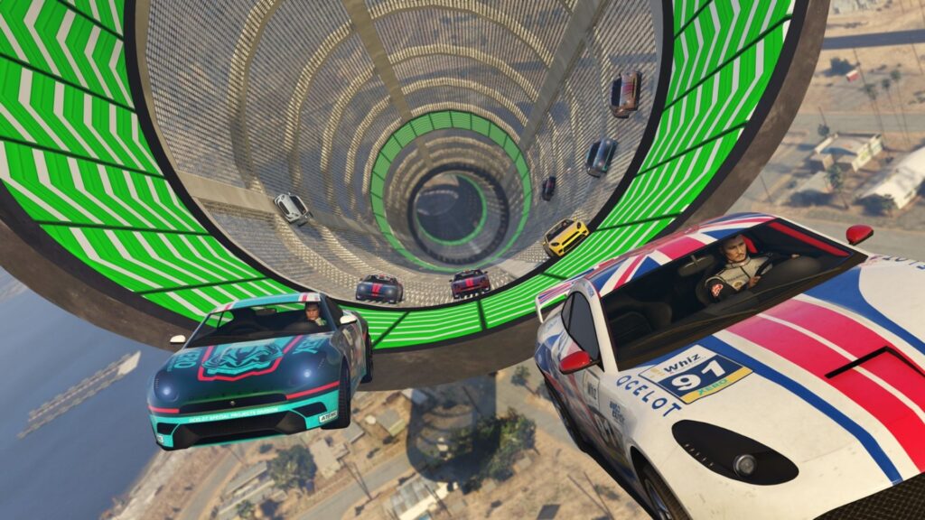 carreras de acrobacias de gta online