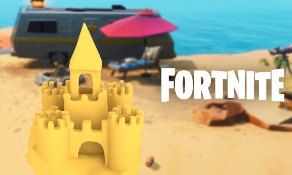 Where to find and destroy sandcastles in Fortnite