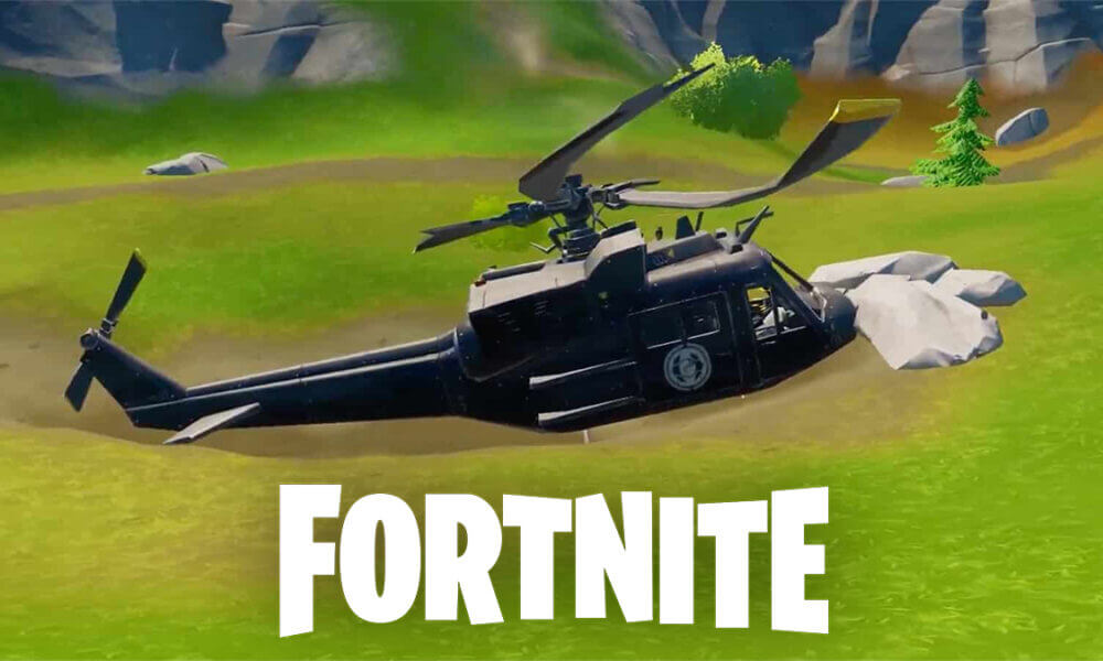 Where to find the Downed helicopter in Fortnite