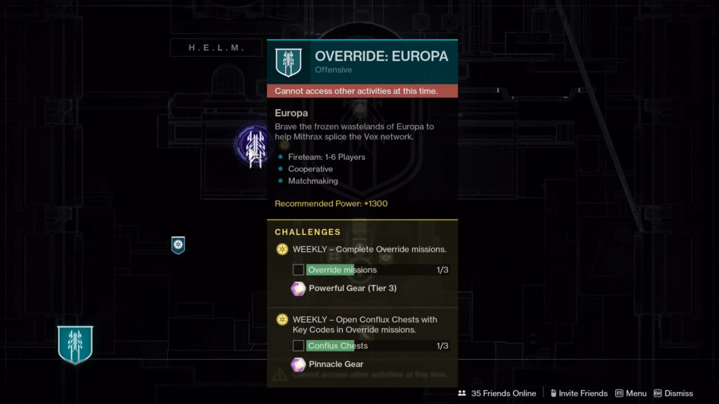 Destiny 2 anula europa