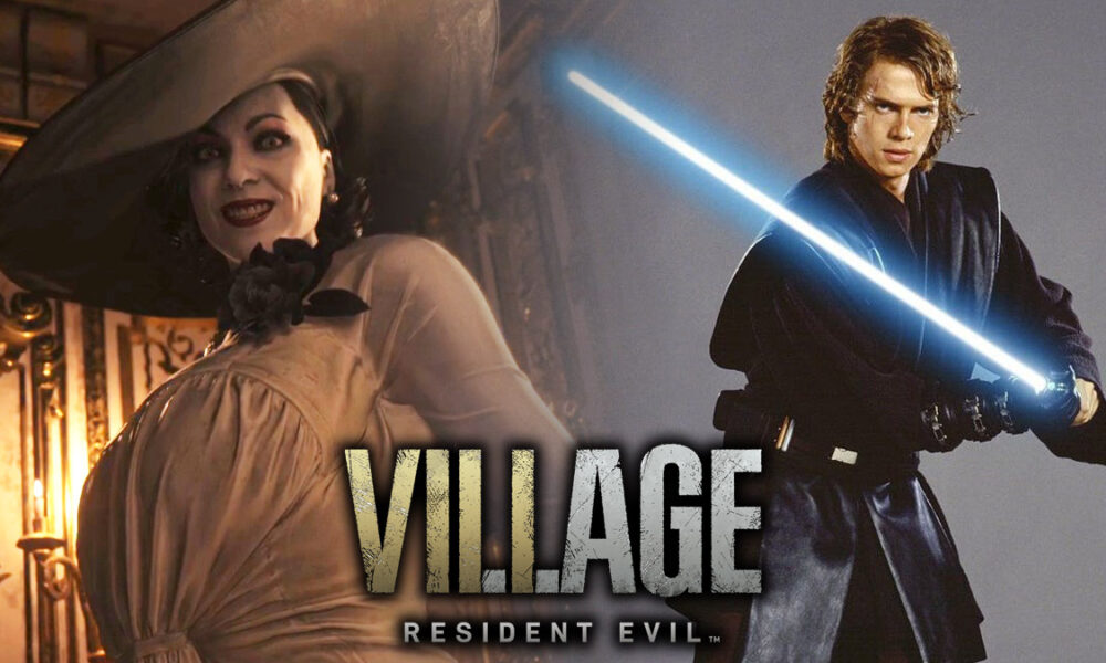 Resident Evil Village lightsaber