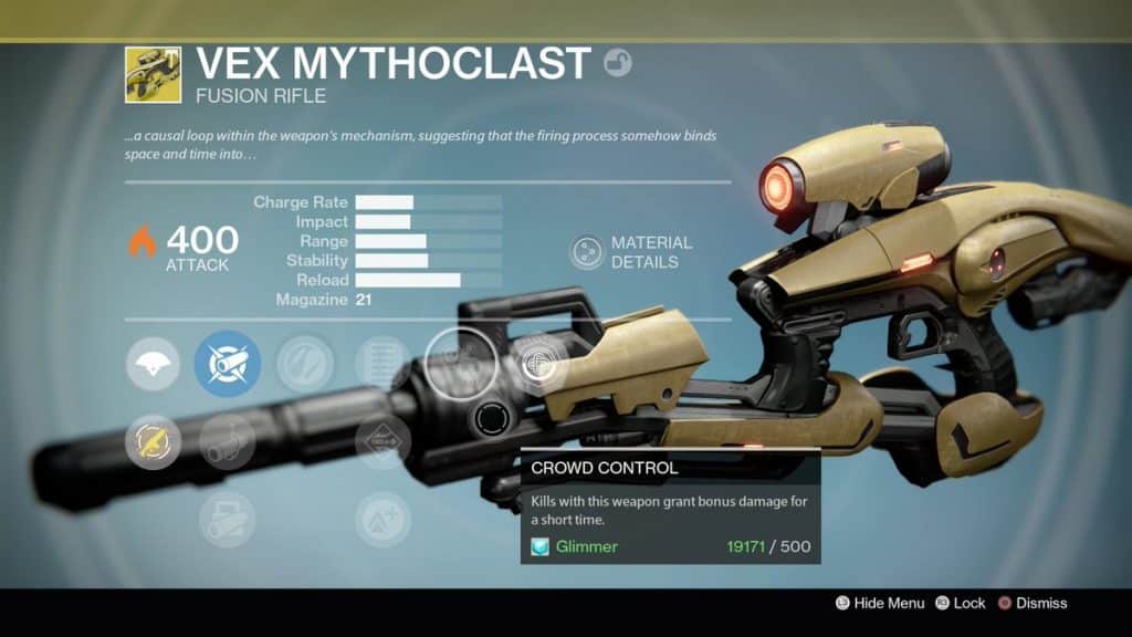 Cómo desbloquear el Vex Mythoclast en Destiny 2