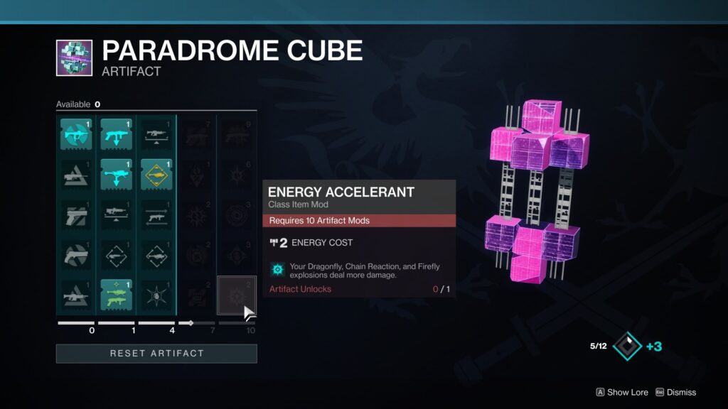 Cómo desbloquear el artefacto Paradrome Cube en Destiny 2