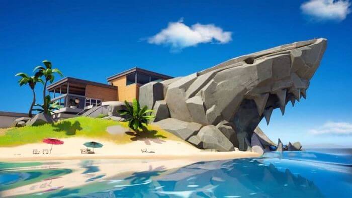 Puntos de interés de Sharky Shell en Fortnite