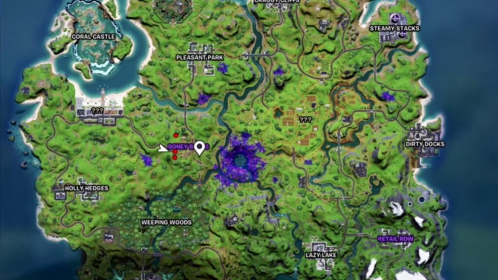 mapa de temporada fortnite 7