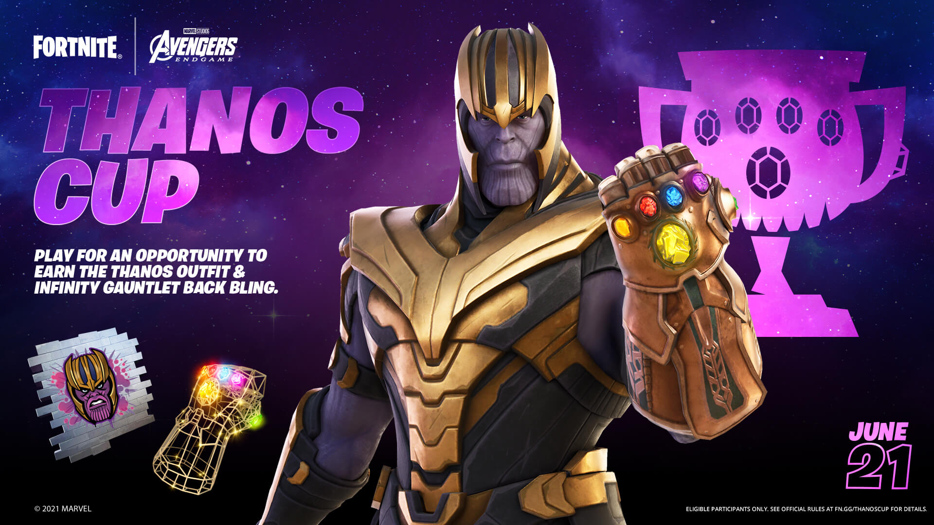 Copa Thanos de Fortnite 