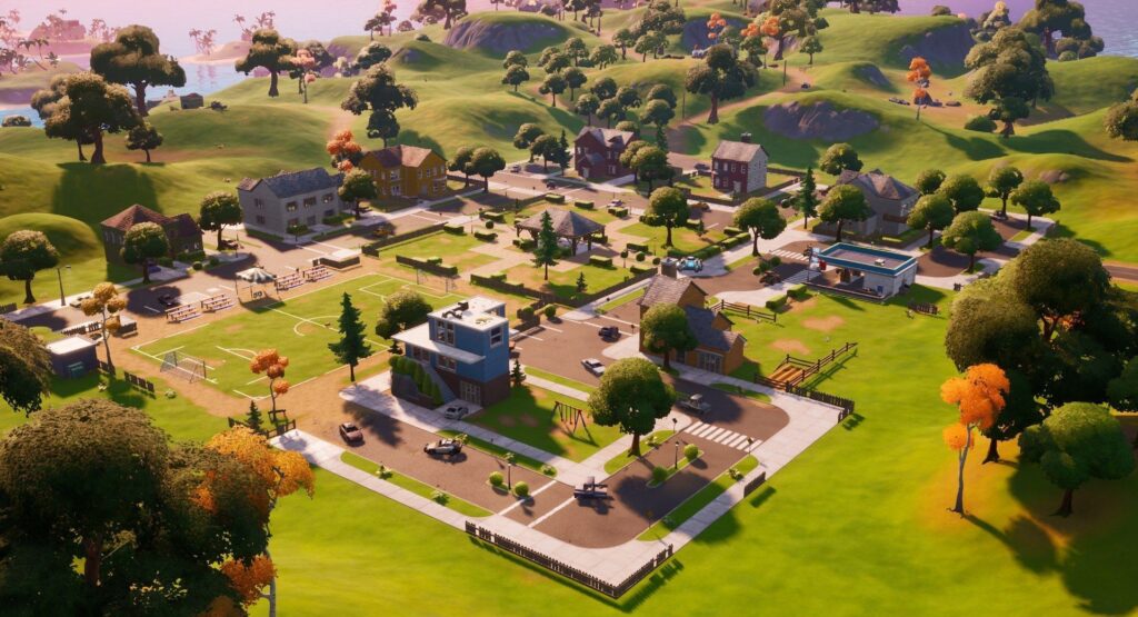 Parque agradable en Fortnite