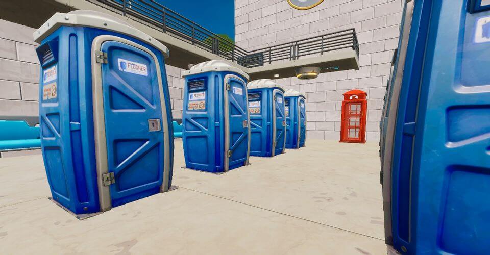 Porta Potties en Fortnite