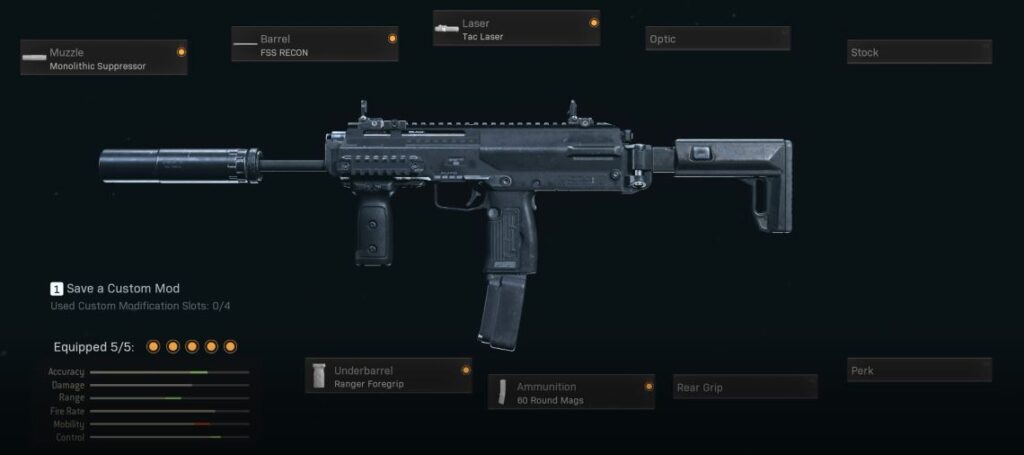 Mejor equipamiento Warzone MP7 