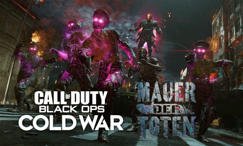 mauer der toten logo and zombies