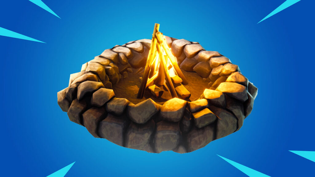 Fogata acogedora de Fortnite 