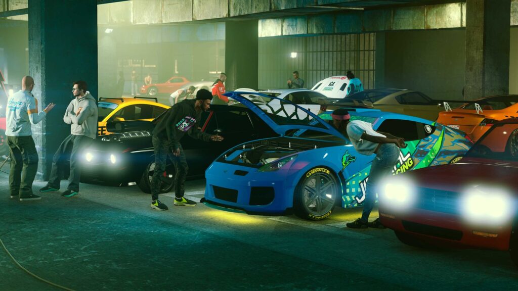 los santos car meet warehouse