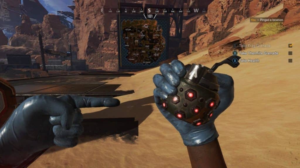 Granadas en Apex Legends