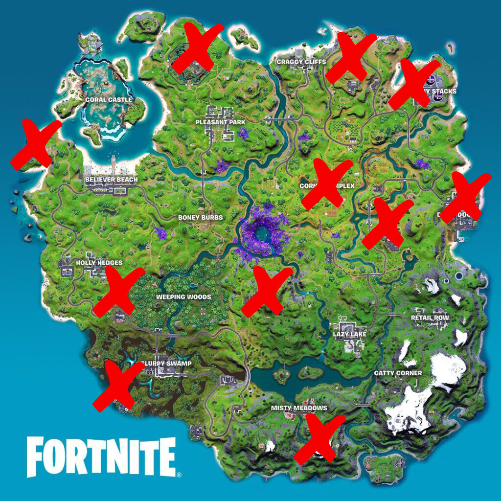 Ubicaciones de generación de IO Guard en Fortnite