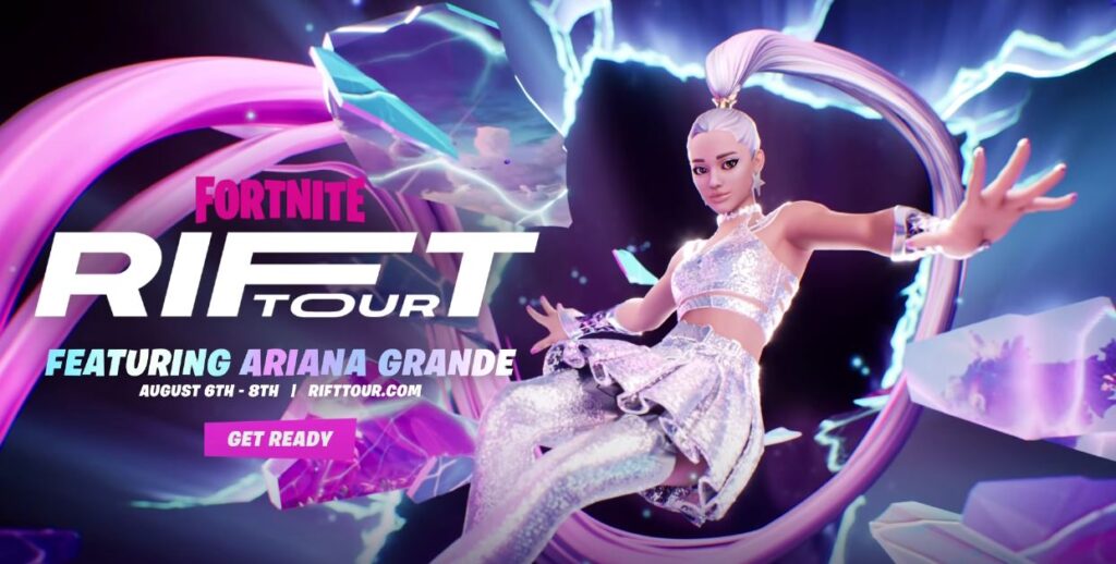 Fortnite Ariana Grande Skin en 2021 Rift Tour