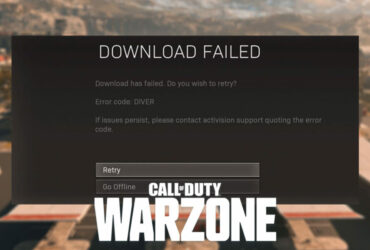 Warzone diver code 6 error