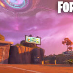 Fortnite billboard under Mothership