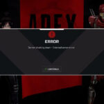 Apex Legends server shutting down" internal error