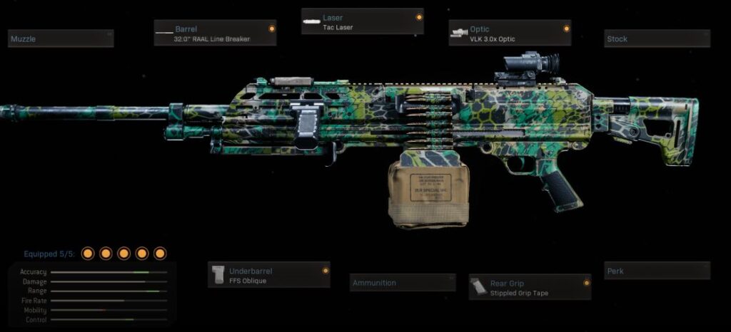 Mejor equipamiento RAAL MG de Modern Warfare