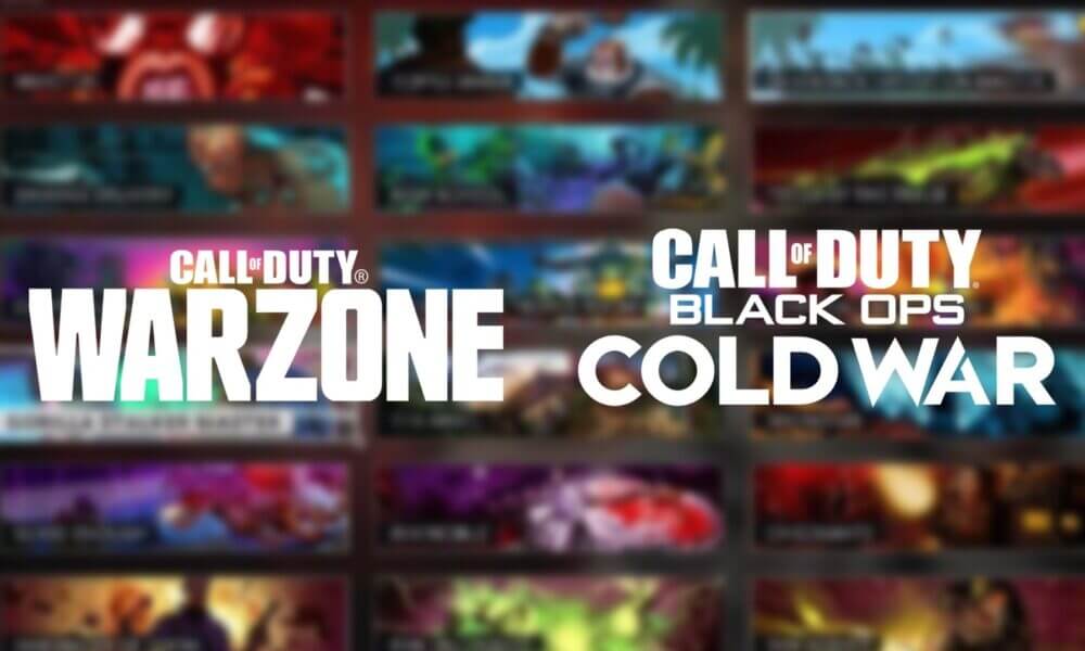 warzone and cold war calling cards