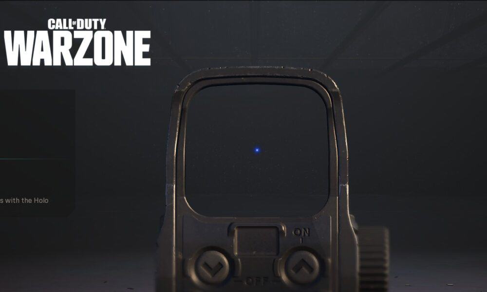 Warzone Blue Dot reticle