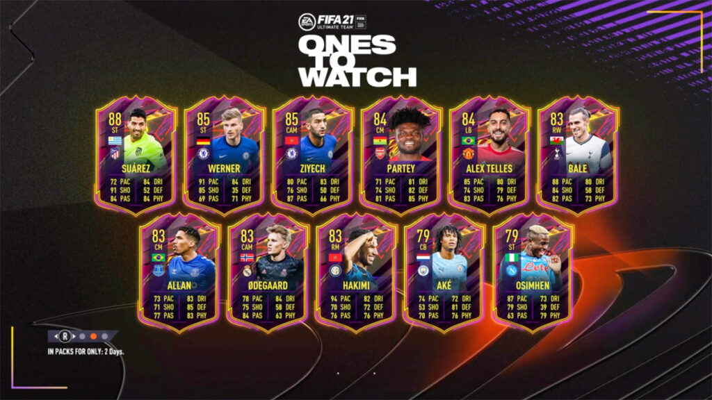 Equipo Ones to Watch de FIFA 21