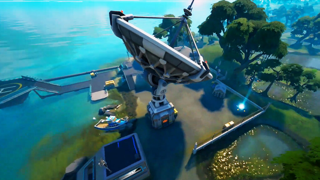 Ubicaciones de Fortnite IO Radar Dish Base