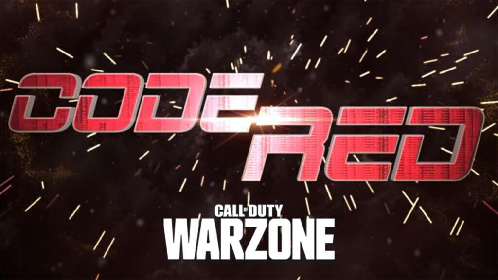 Logotipo del evento Code Red en Warzone
