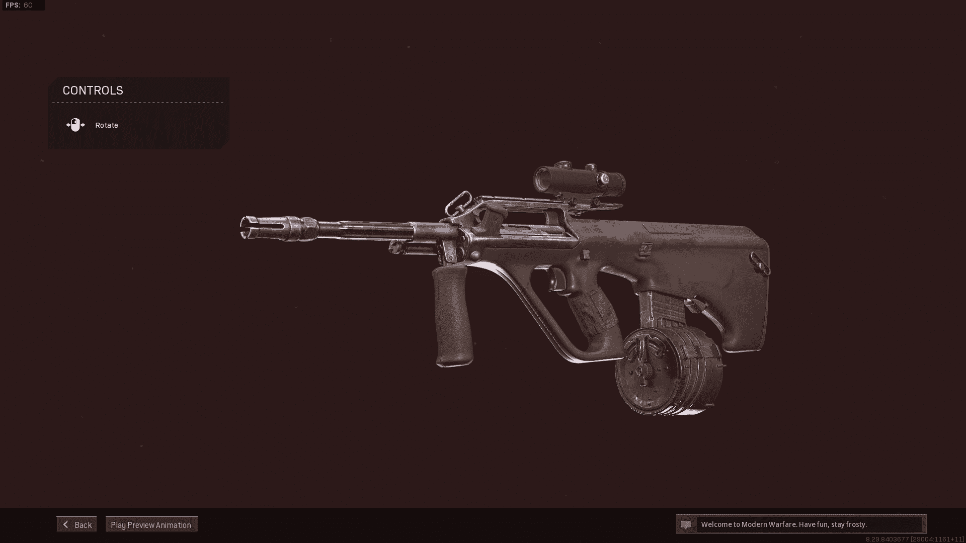 Rifle táctico AUG en Warzone Gunsmith Preview