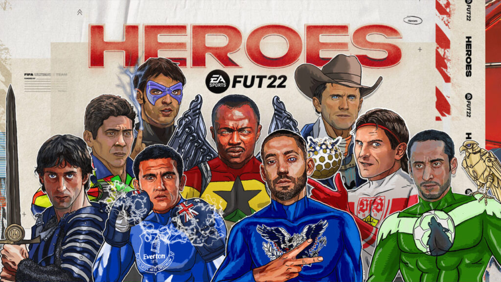 Ilustraciones de FIFA 22 Heroes