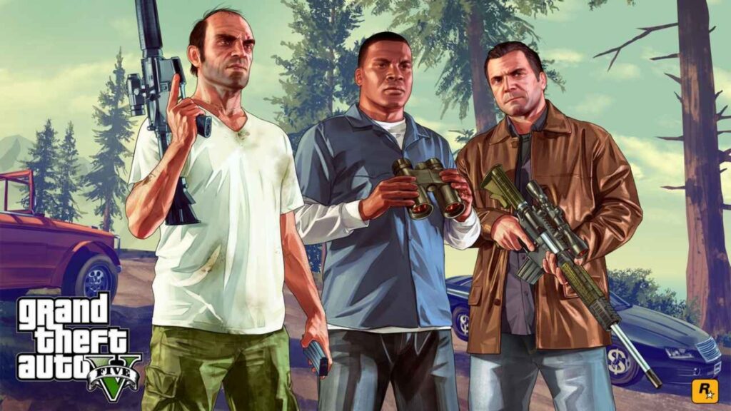 franklin, michael y trevor en gta 5