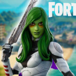 Fortnite Gamora with the Godslayer Pickaxe