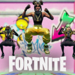 Fortnite players dancing to Cardi B Stuck Emote