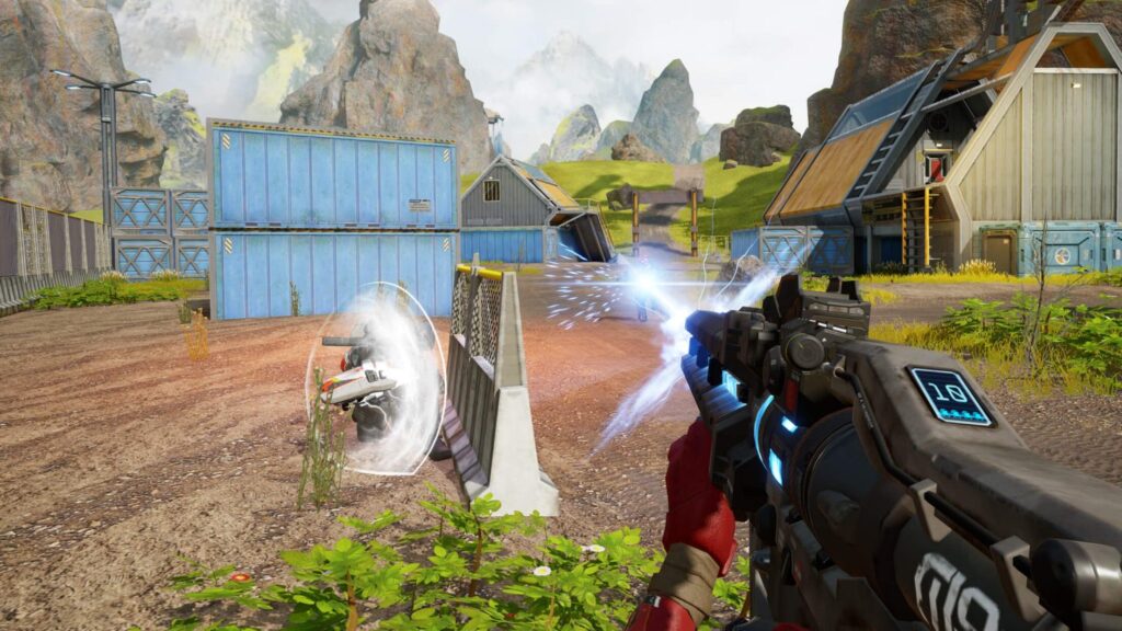 Disparar un arma en Apex Legends