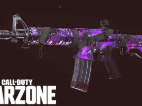 Dark Aether Camo on Warzone XM4