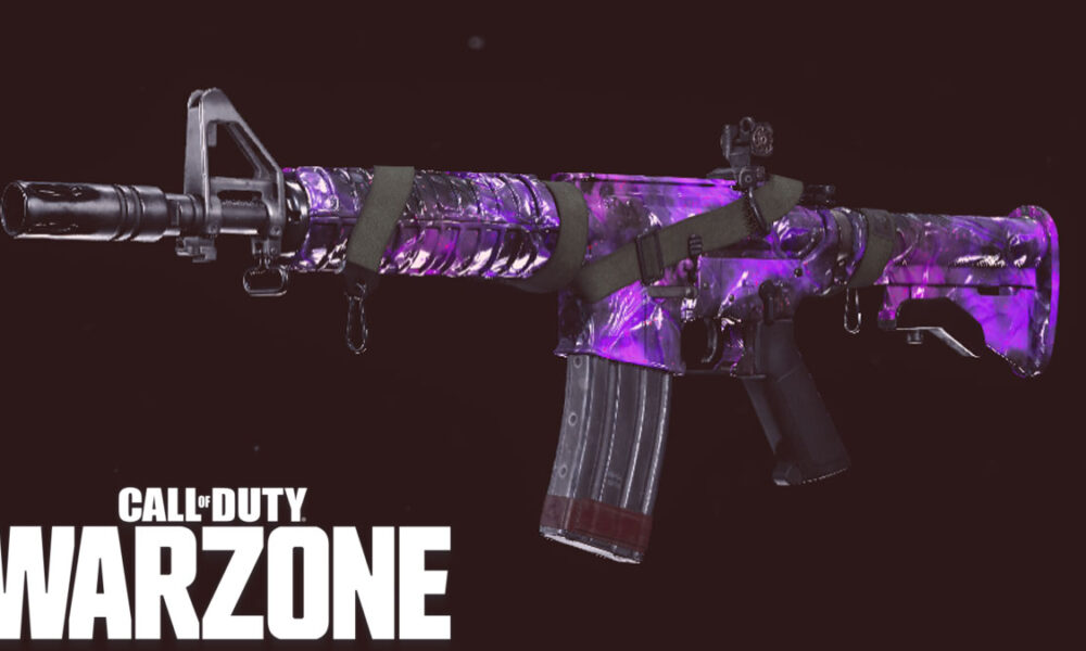 Dark Aether Camo on Warzone XM4