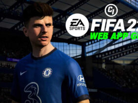 Mason Mount with FIFA 22 and Charlie INTEL logo