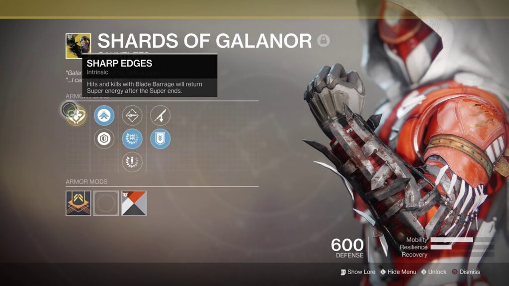 Fragmentos de Galanor en Destiny 2