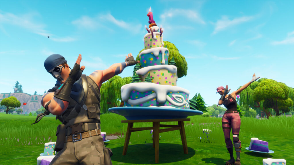 Evento del cuarto cumpleaños de Fortnite