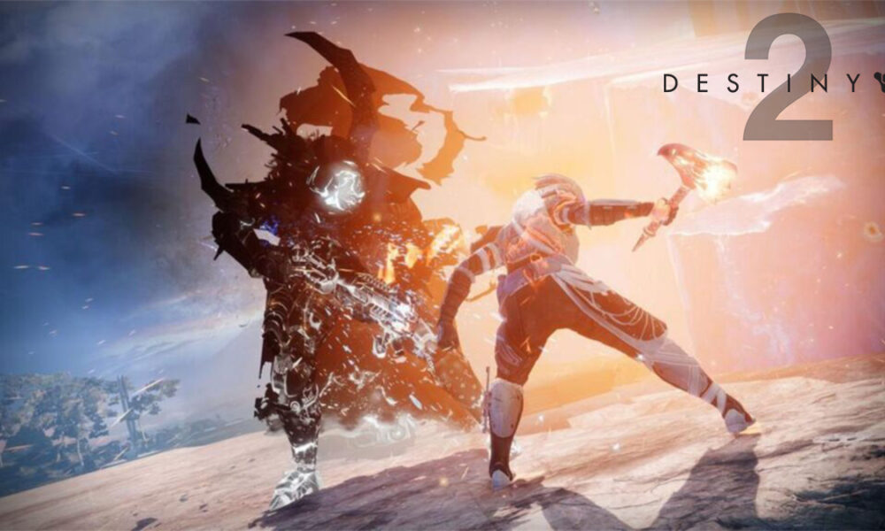 Destiny 2 characters battling