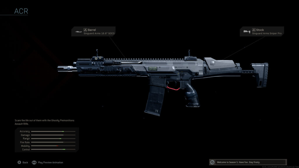 Rifle de asalto Warzone ACR